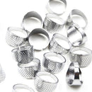 Thimble Sewing Quilting Metal Thimble Ring DIY Leather Craft Finger Protector 3C