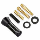 3.5cm Universal Car Auto Carbon Fiber Black Screw Short Stubby Mast Antenna