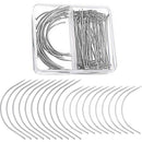 70PCS Wig Making Pins Needles Set Wig C Curve Needle T Needle Wig Fixing Tool