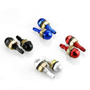 2Pcs Car Universal Windshield Automatic Wiper Water Jet Nozzle Black Y4K4