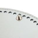 2x Round PU Leather Bag Bottom Cushion Pad for Bags Insert Making 64holes