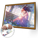 1000pcs Bench and Girl Jigsaw DIY Paper Puzzle Assembling Picture Toys Gift