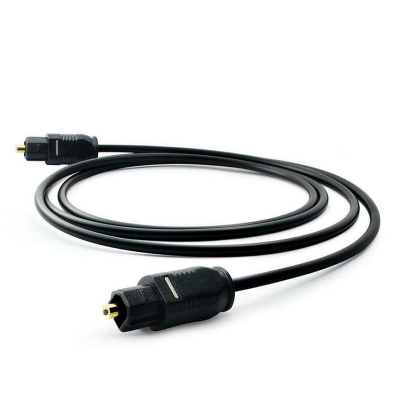 1m Digital Optical Audio Toslink Cable Cord +1 IN 2 OUT Splitter Adapter
