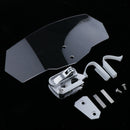 Adjust Clip On Windshield Extension Spoiler Wind Deflector Universal Motorcycle