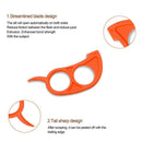 Orange Citrus Peelers Cosmer Set of 15 Plastic Easy Slicer Cutter Peeler Opener