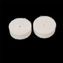 10PCS 25MM Grinder Wheel Brushes Wool Felt Polishing Buffing Drill Rotary Tool Z