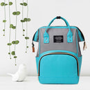 Hit Color Mommy Travel Backpacks Nylon Maternity Nappy Top-handle Bags (4) A