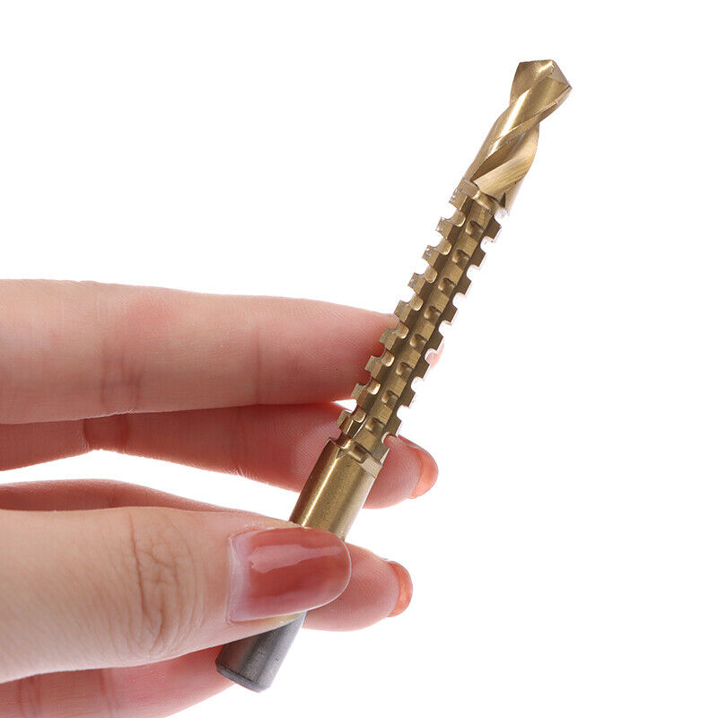 6Pcs Cobalt Left Hand Drill Bit Set Screw Metric Composite Tap Drill Bit TaS Hn