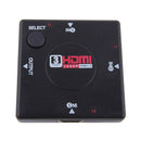 Hdmi HDTV 3 Port Switch AUTO Switcher Splitter Selector HUB Box Cable 108 KDR