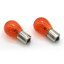 2x Amber Bulb 1156 P21W BA15S 581 CAR SUV Bayonet Base Lamp Turn Signal Light