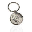 Mini Perpetual Calendar Keychain Ring Unique Metal Keyring 50 Years A