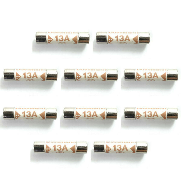 13AMP Bulk Hardware Ceramic Tube Mains Fuse  Domestic Sockets
