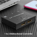 Displayport Splitter DP1.4 8K Bi-Direction Switch Adapter 1x2/2x1 Switcher