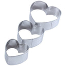 Heart Cut Outs/Heart Cookie Cutters,Set of 3 U6E7