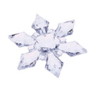 12pcs Christmas Ornament Transparent Clear Acrylic Snowflake Pendant