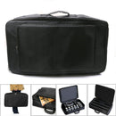 Durable Guitar Effect Pedal Storage Bag Handbag, Dual Zipper Design, with a