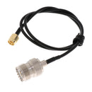 2Pack SMA Female to UHF PL-259 to SO-239 Female Handheld Adapter Antenna Cable