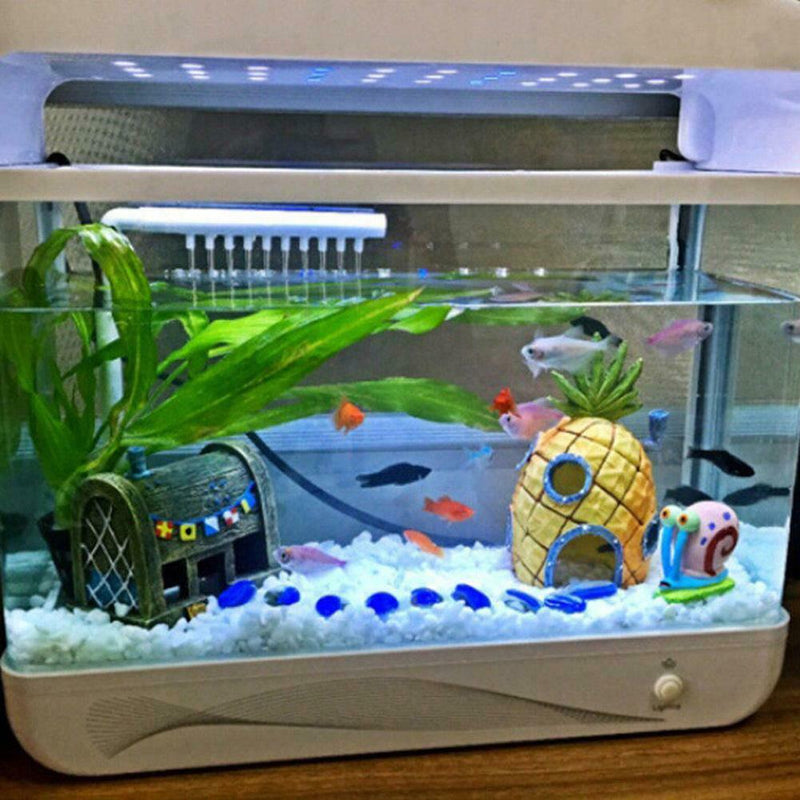 Cute Pineapple Aquatic Animals House Home Fish Tank Aquarium Ornaments