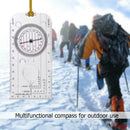 Portable MultiFunction Mapping Ruler Outdoor Camping Hiking Compass DC40-3A