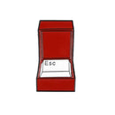 Keyboard Esc Brooch Creative Badge Jacket Clothes Lapel Pin Jewelry Gift A