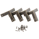 4Pcs Wooden Box Coner Furniture Hardware Cover Triangle Corners  BX