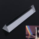K9 Crystal Optical Glass Triangular Prism for Teaching Light Spectrum 3*3*3*1.ES