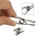 80pcs Stainless Steel Clothes Pins, Utility Clips Hooks Clothesline Clip 2. C4A2