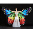 Multicolor Butterfly Isis Wing Belly Dance   Egyptian Fancy Dancing Wear