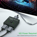 HDMI 2.0 HDTV Switch Switcher Splitters Bi-Direction 2x1 4K In 1x2 Hub HDCP Z4H4