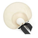 Fashion Bow Sun Hats Women Ponytail Sun Cap Ribbon Knitted Raffia Hat For W J8H7