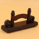 Modern Chinese Style Hand Wooden Folding Fan Stand Display Base Holder Home N8X1