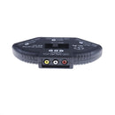 3 way audio video av rca switch switcher splitter with cable TwJ Hn