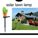 LED Solar Lamp 3 Cactus Light Sensor Control Spike Lamp for Garden Lighting A