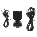 Male to Female M-F VGA HDMI Adapter Converter Audio Support 1080P For HDTV