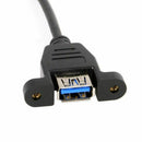 USB 3.1 Front Panel Header to USB 3.0 Type-A Female Extension Cable 50cm Pa M9Q9