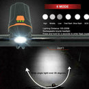 1200 Lumens Bicycle Front Light Bike Headlight LED USB Rechargeable Lamp Su N5I7