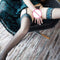 Fashion Womens Lace Top Stay Up Thigh-Highs Stockings Nylon Hosiery AU