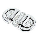 Folding Pad Eye Deck Lashing Ring ,Stainless Steel D Ring with Plate for Boat