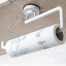Kitchen Accessories Storage Holder Vacuum Sucker Paper Towel Rack Adhesive