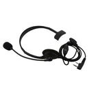 2 Pin Noise Canceling Headset Headphone with PTT Mic for 2way Walkie Talkie