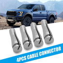 For Ford F Series Ext. Cab Rear Door Latch Cable Repair F150 F250 4pcs Kit