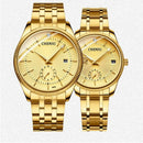 Chenxi Hot Fashion Creative Watches Women Men Quartz Watch Golden Lovers' W