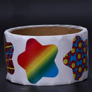 Roll of 100pcs Colorful Star Stickers