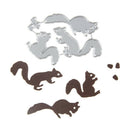 Christmas Squirrel nuts Set Cutting Dies For Scrapbooking Card Craft Decor FT