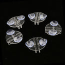 5pcs Lucency Plastic Aquarium Fish Tank Partition Divider Clip Breeding Separate