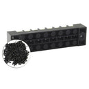 2 Pcs 8 Position Double Row Screw Terminal Covered Barrier Strip 600V 25A P4Z3