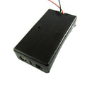 1x Plastic Battery Storage Case Box Holder Double 2 x 18650 3.7V With Wire