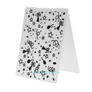 1pc Holiday Fireworks Plastic Embossing Folder For Scrapbook DIY Album Card