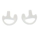 6 Pairs Replacement Medium Silicone Earbud for Two-Way Radio Audio Earphone