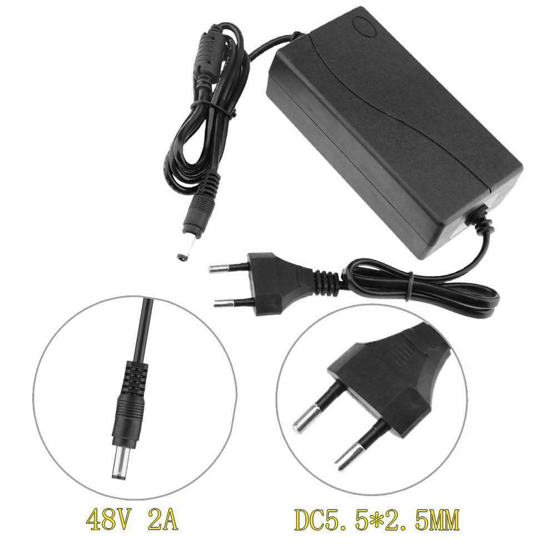 48V 2A AC to DC Power Adapter Converter 5.5*2.5mm for POE switch A